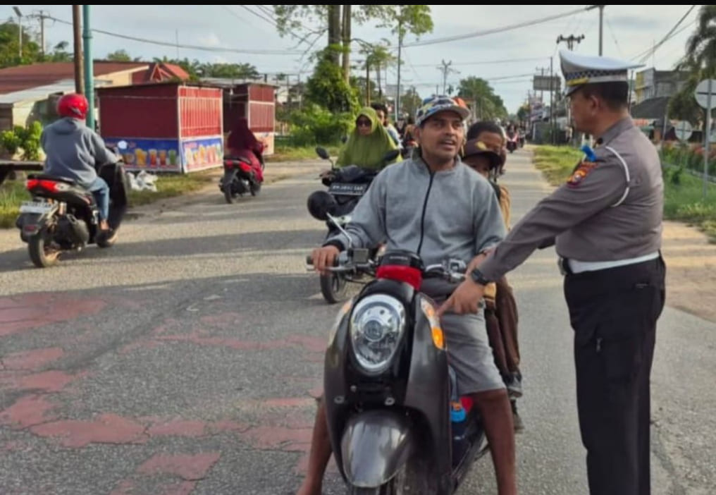 Teguran Humanis jadi Andalan Polres Siak di Ops Zebra 2025