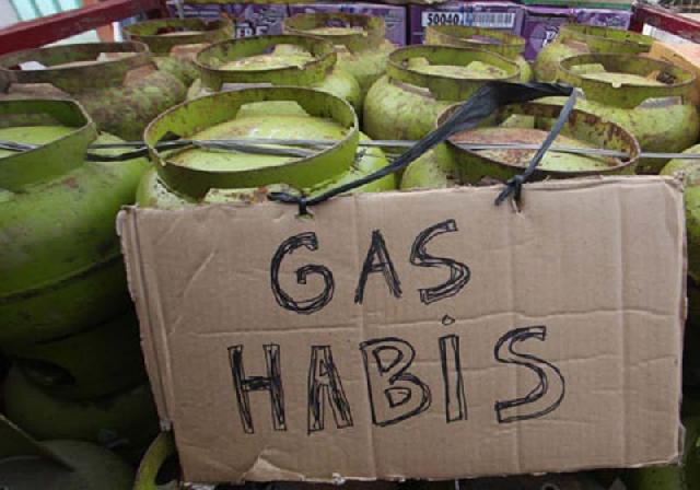Gas Melon Kembali Langka di Pekanbaru