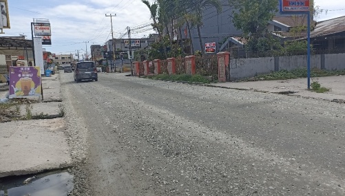 Dinas PUPR Pekanbaru Mulai Perbaiki Jalan Suka Karya