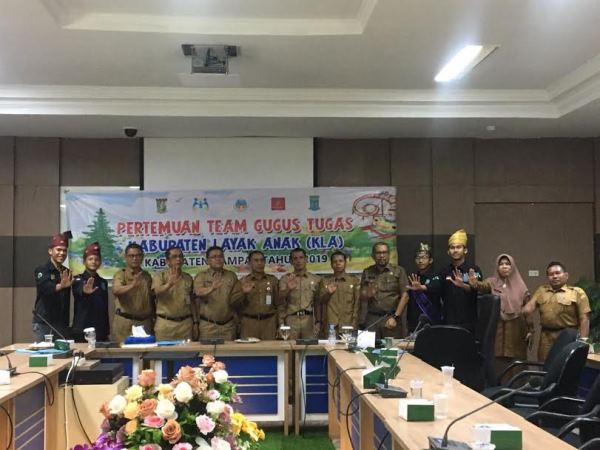 Kampar Targetkan KLA Tingkat Madya pada 2020, OPD Sepakat Persiapkan Dokumen Pendukung