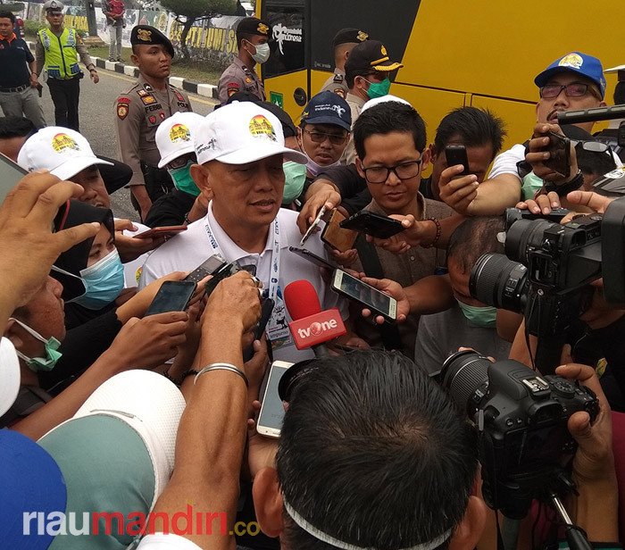 Sempat Melaju 20 Km, Etape III Tour de Siak Dibatalkan Karena Asap Tebal