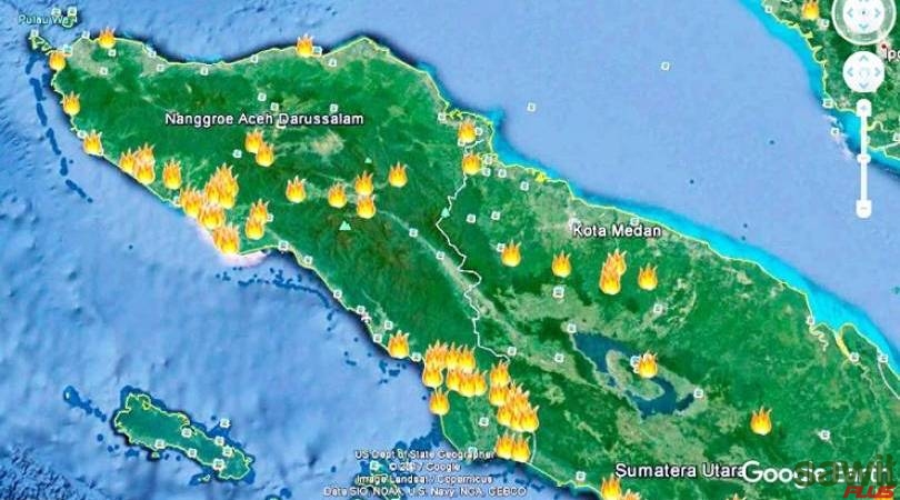 Aktivitas Hotspot Sumatera Meningkat, Riau Cuma Satu