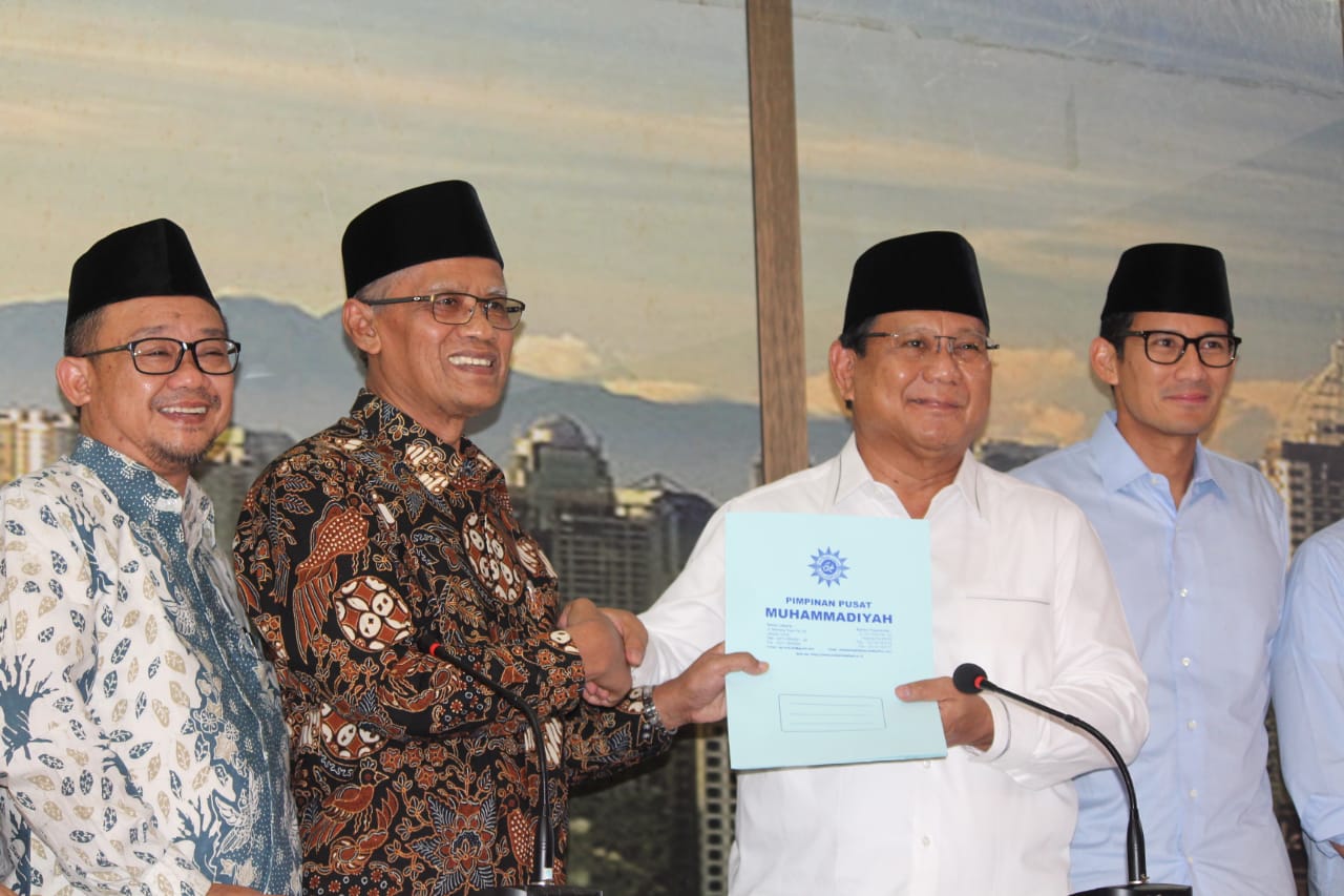 Alasan Prabowo Sowan ke Muhammadiyah Jelang Pilpres