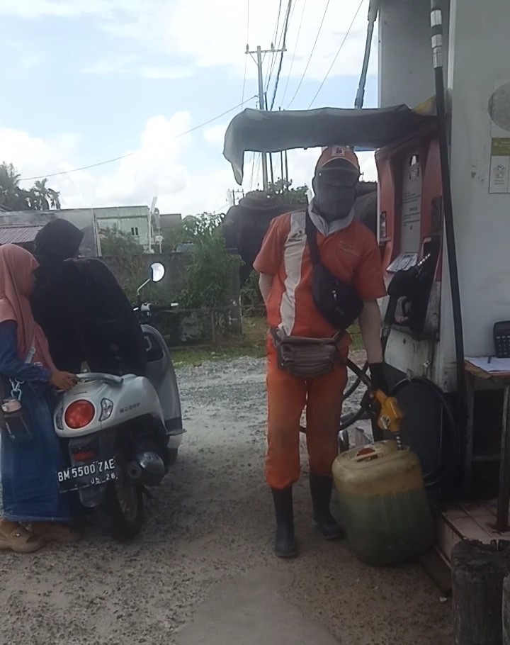 SPBU di Sabak Auh Layani Pengisian Jerigen