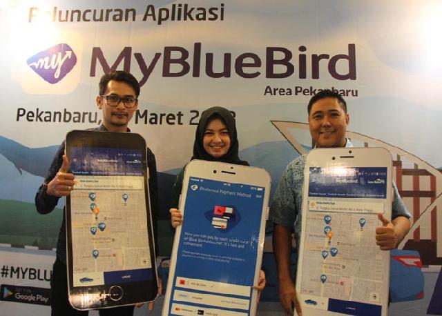 Perkuat Akses Layanan di Pekanbaru, Aplikasi ‘My Blue Bird’ Diluncurkan