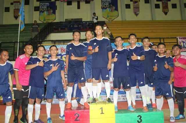 Bungkam Dispora, Polres Inhil Juara PWI Cup 2017