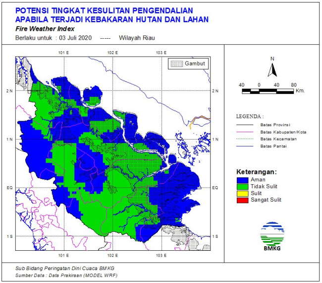 22 Titik Panas Ditemukan di Wilayah Riau