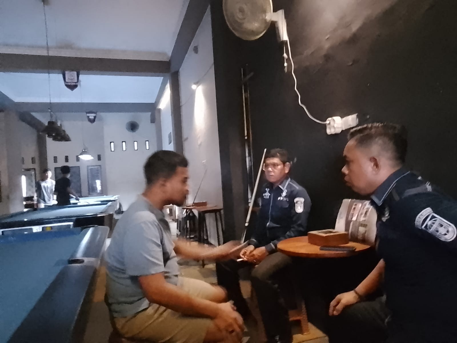 Sejumlah Tempat Biliar Dirazia Satpol PP Pelalawan, Diberi Tenggat Pengurusan Izin