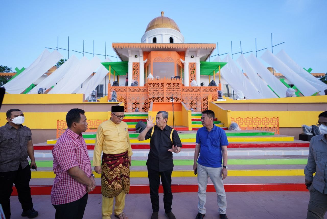 Gubri Syamsuar Tinjau Persiapan Pelaksanaan MTQ XL di Rohil