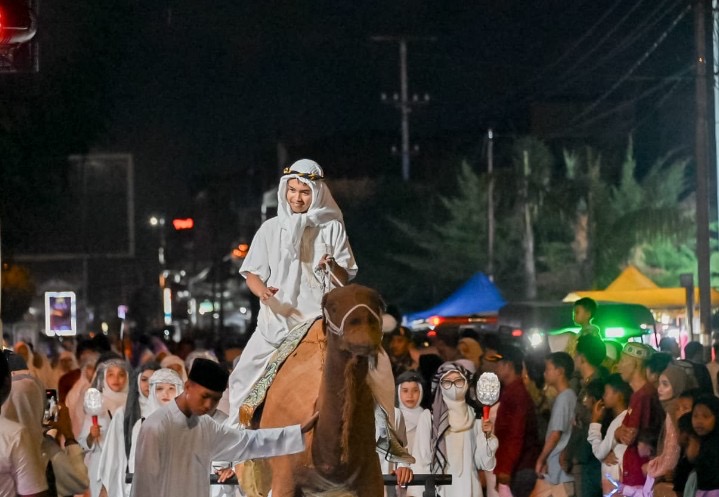 Pawai Takbir Iduladha 1446 H di Bengkalis Disaksikan Delegasi Jepang
