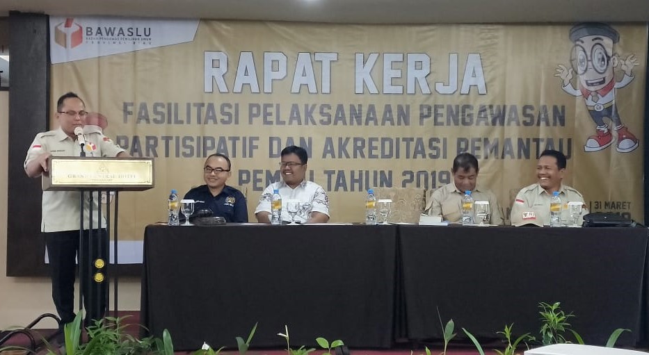 Mappilu PWI Riau Ikuti Raker Pemantau Pemilu, Rusidi: Bawaslu Tidak Bisa Kerja Sendiri
