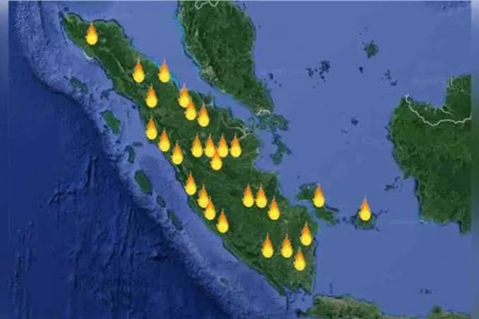 Sumatera Masih Diselimuti Ribuan Titik Panas