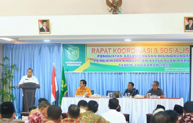 Bupati Meranti Tekankan Peningkatan Pelayanan Publik