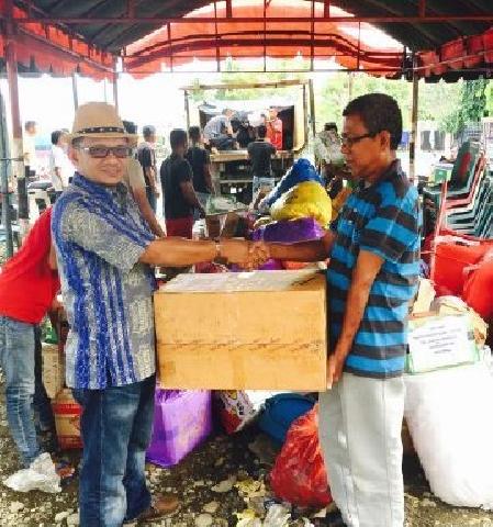 Permasa Pelalawan Salurkan Bantuan untuk Korban Gempa Pidie