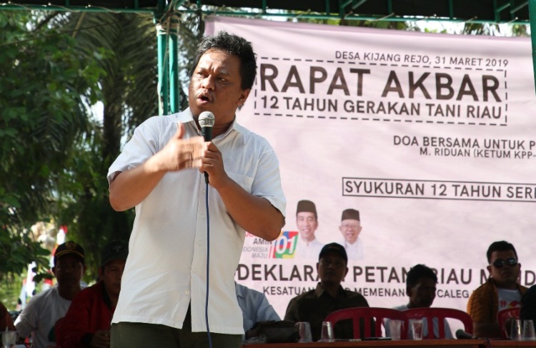 Gerakan Tani Riau Deklarasikan Dukung Jokowi-Ma'ruf