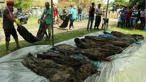 45 Jenazah Korban Tsunami Aceh yang Ditemukan Kembali Dikubur