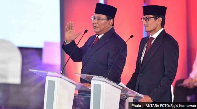 Bisikan Sandiaga Uno ke Prabowo saat Ditanya Jokowi soal Keterwakilan Perempuan
