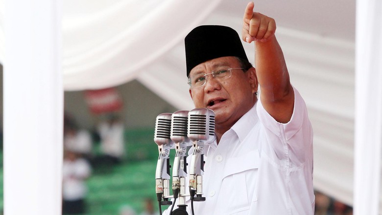 Prabowo: Utang Indonesia Bertambah Tiap Hari Rp1 Triliun