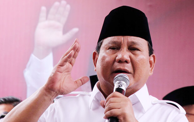 Prabowo Mengaku Heran Dituduh Dukung HTI