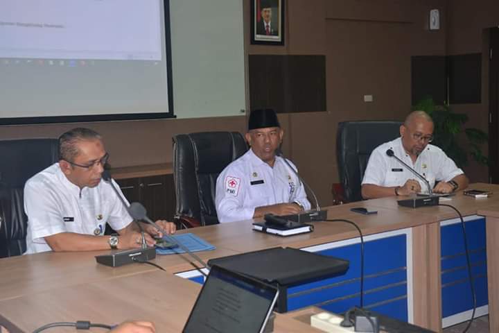 Pimpin Rapat Percepatan Pembangunan, Sekda Kampar Ajak OPD Militan Bangun Negeri