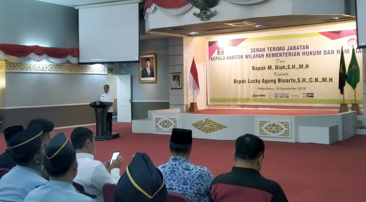Gubri Minta Dukungan Kanwil Kemenkumham Laksanakan Arahan Jokowi Soal Omnibus Law