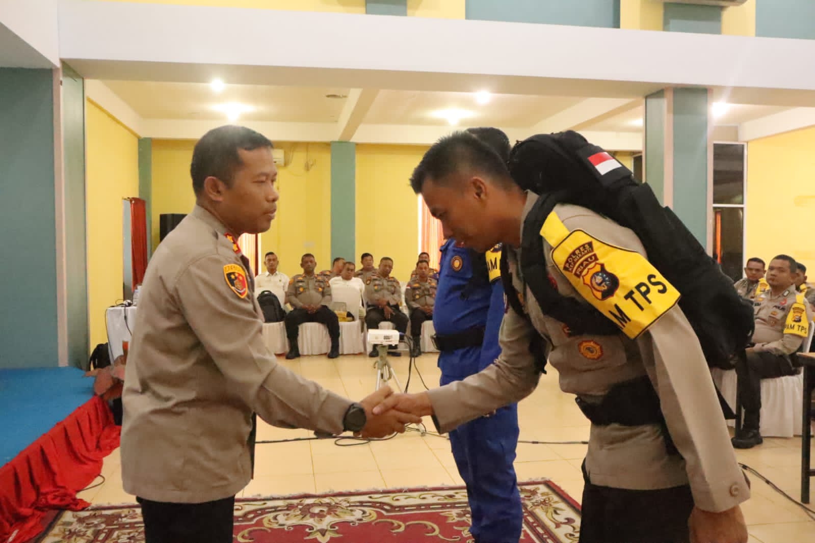 Polres Meranti Bekali Ratusan Personel untuk PAM TPS