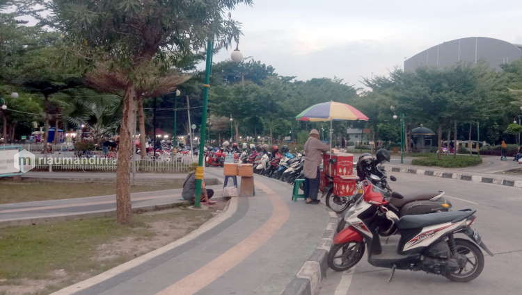 Tanpa Surat Tugas, Jukir Buka Lahan Parkir Ilegal di RTH Kaca Mayang