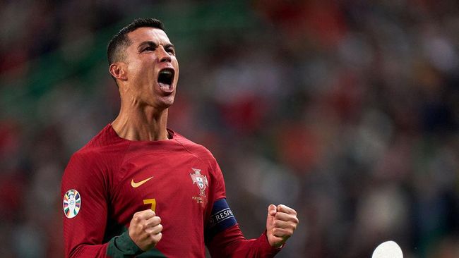 Portugal Menang Telak, Ronaldo Cetak Rekor Lagi