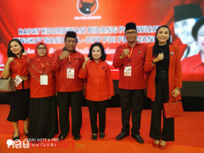 Bupati Rohil Suyatno Hadiri Rakorbid Pariwisata Tingkat Nasional DPP PDIP