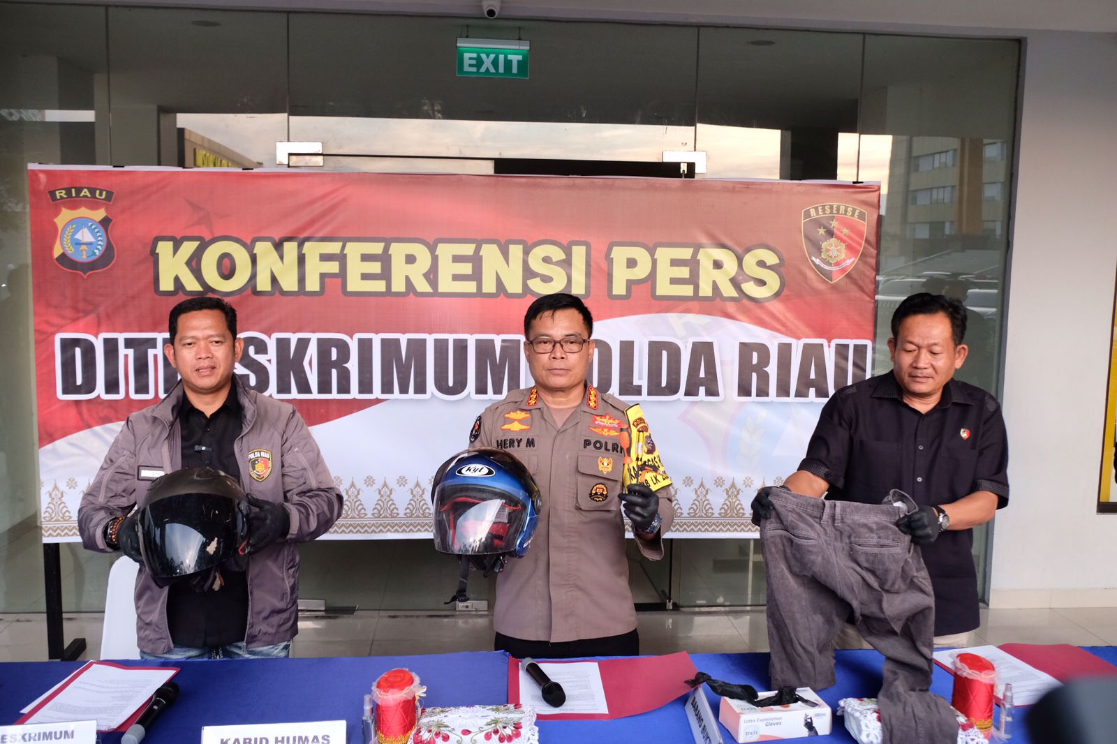 Dilumpuhkan dengan Timah Panas, Pencuri Baterai Tower Diringkus Ditreskrimsus Polda Riau