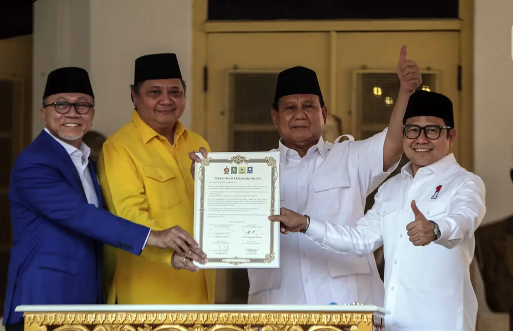 Partai Golkar dan PAN Resmi Gabung Prabowo