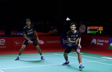 Ganda Putra Indonesia  Fikri/Bagas Berhasil Tembus Final All England 2022