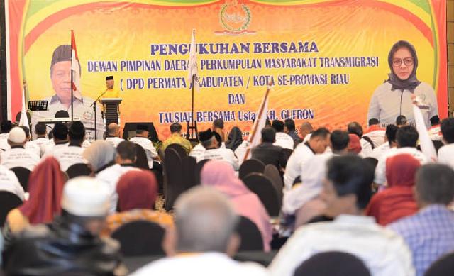 Perkumpulan Masyarakat Transmigrasi Riau Siap Menangkan Paslon Nomor 4