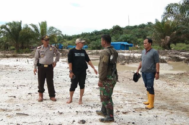 Polsek Kuantan Mudik Gerebek Aktivitas PETI di Desa Sungkai