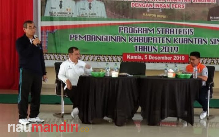 Gelar Coffee Morning, Bupati Sampaikan RPJMD Kuansing 2016-2021
