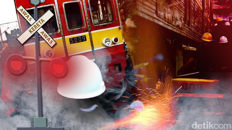 Tertabrak KRL, Pria Ini Tewas Mengenaskan