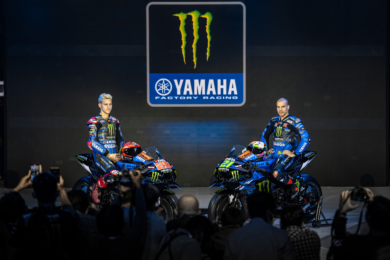 Monster Energy Yamaha MotoGP Launching Yamaha YZR-M1 2023 Livery Baru