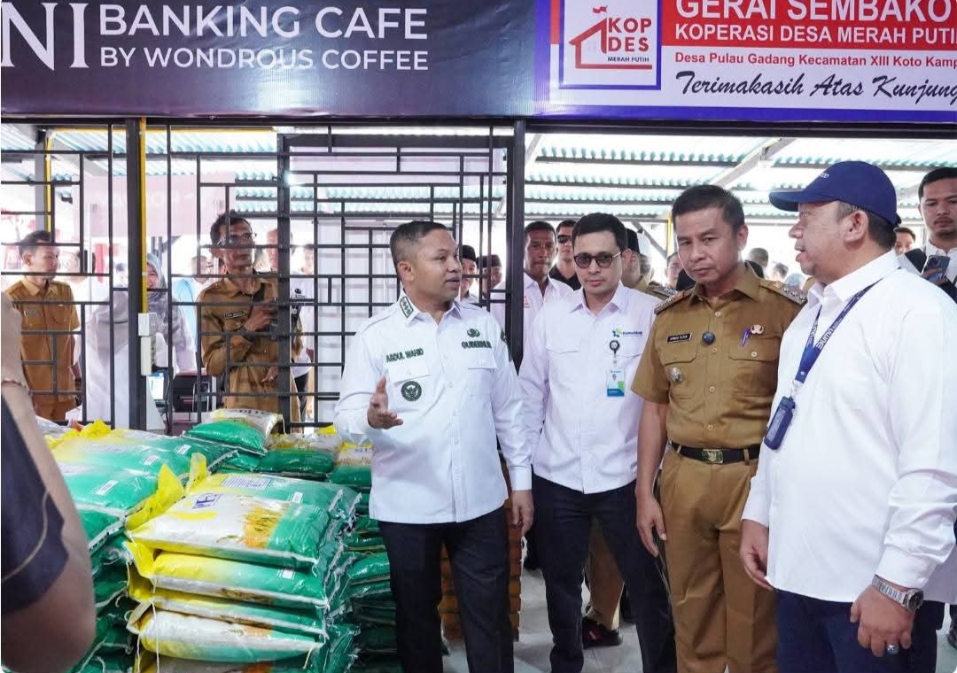 Diresmikan Presiden Prabowo, Kopdes Merah Putih Pulau Gadang Jadi Percontohan