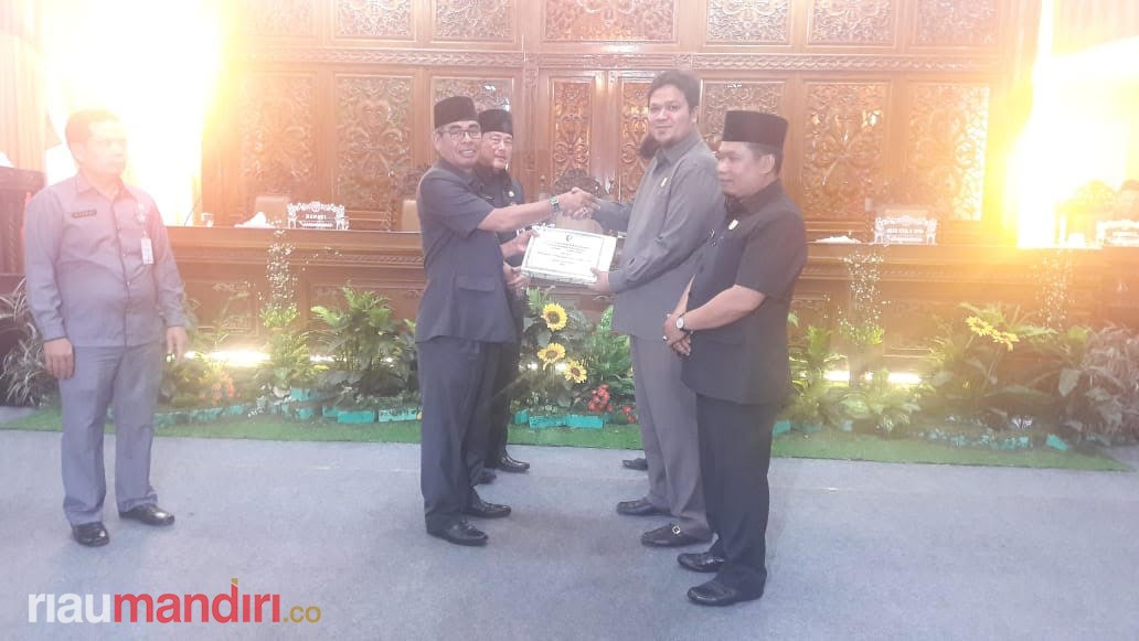 DPRD Kuansing Gelar Rapat Paripurna Penyampaian Nota Perubahan APBD-P 2018