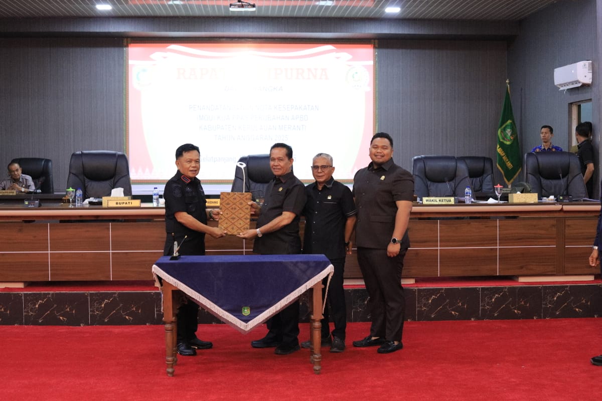 KUA-PPAS APBD Perubahan 2025 Meranti Rp1,21 T