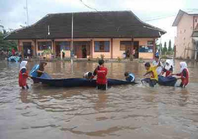 Banjir, Sekolah di Desa Babussalam Diliburkan