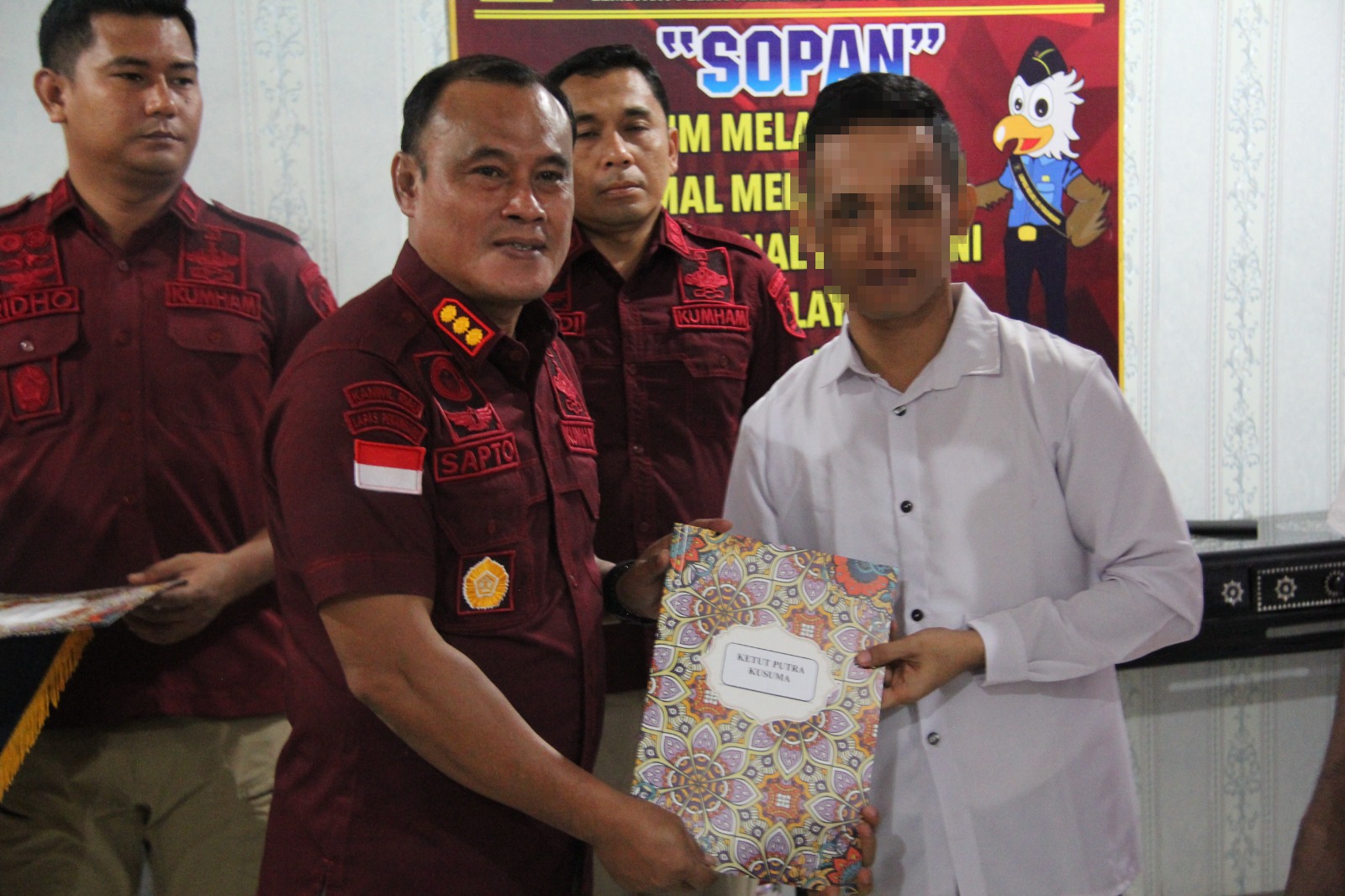 4 WBP di Lapas Pekanbaru Terima Remisi Nyepi 2024