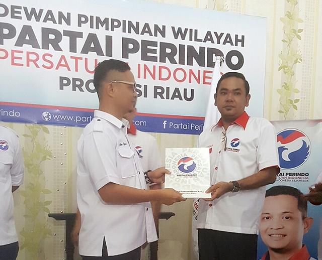 Adv Hotland Simanjuntak Pimpin DPW LBH Partai Perindo Riau