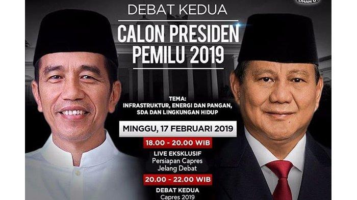 TKD Jokowi dan BPP Prabowo Taja Nobar Debat Capres di Riau, Ini Lokasinya