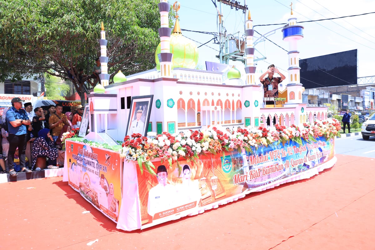 MTQ XLII Riau, Miniatur Masjid Islamic Center Rokan Hulu Ramai Pengunjung