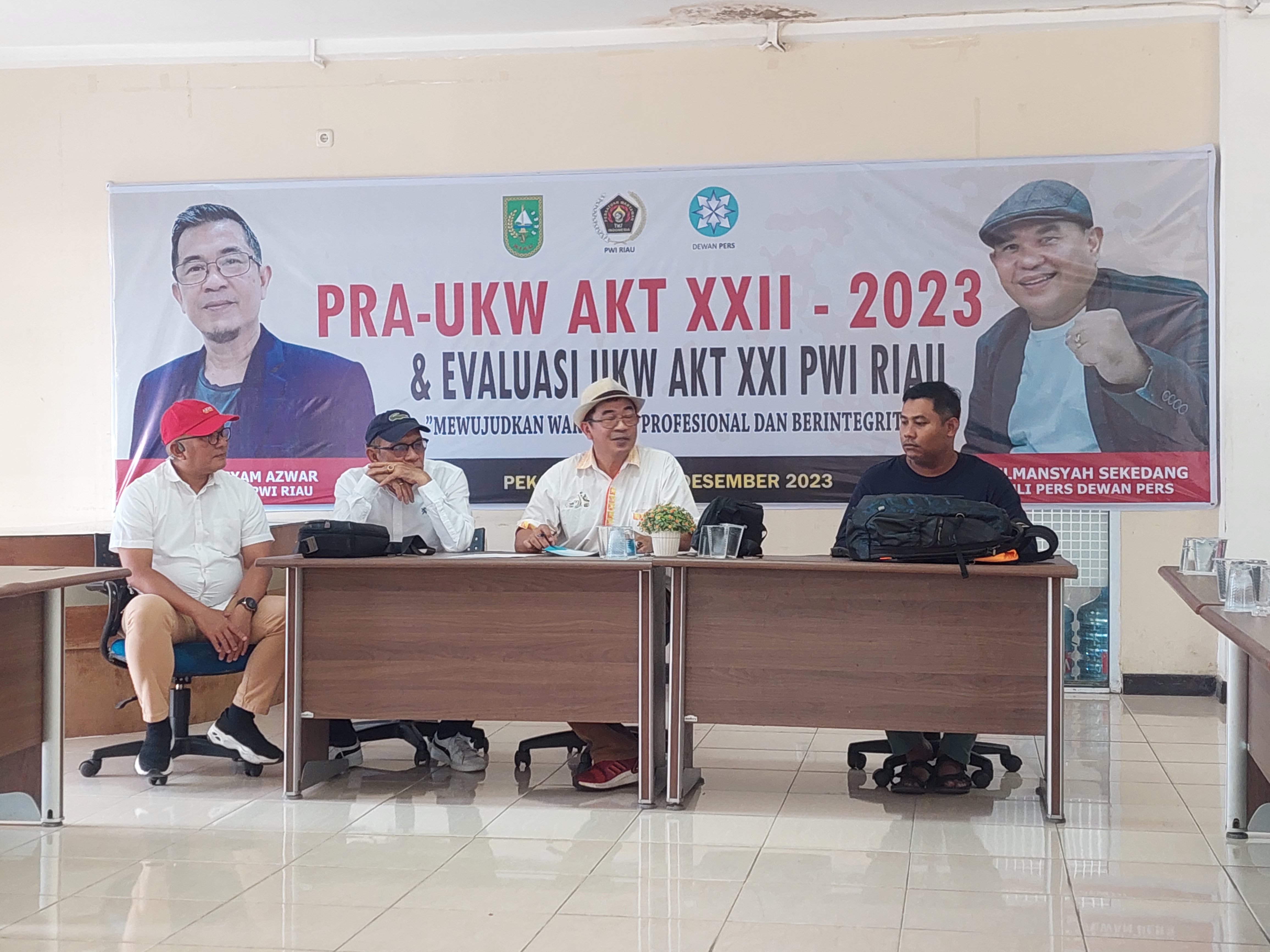 Panitia Matangkan Jadwal Pelantian PWI Riau Periode 2023-2028