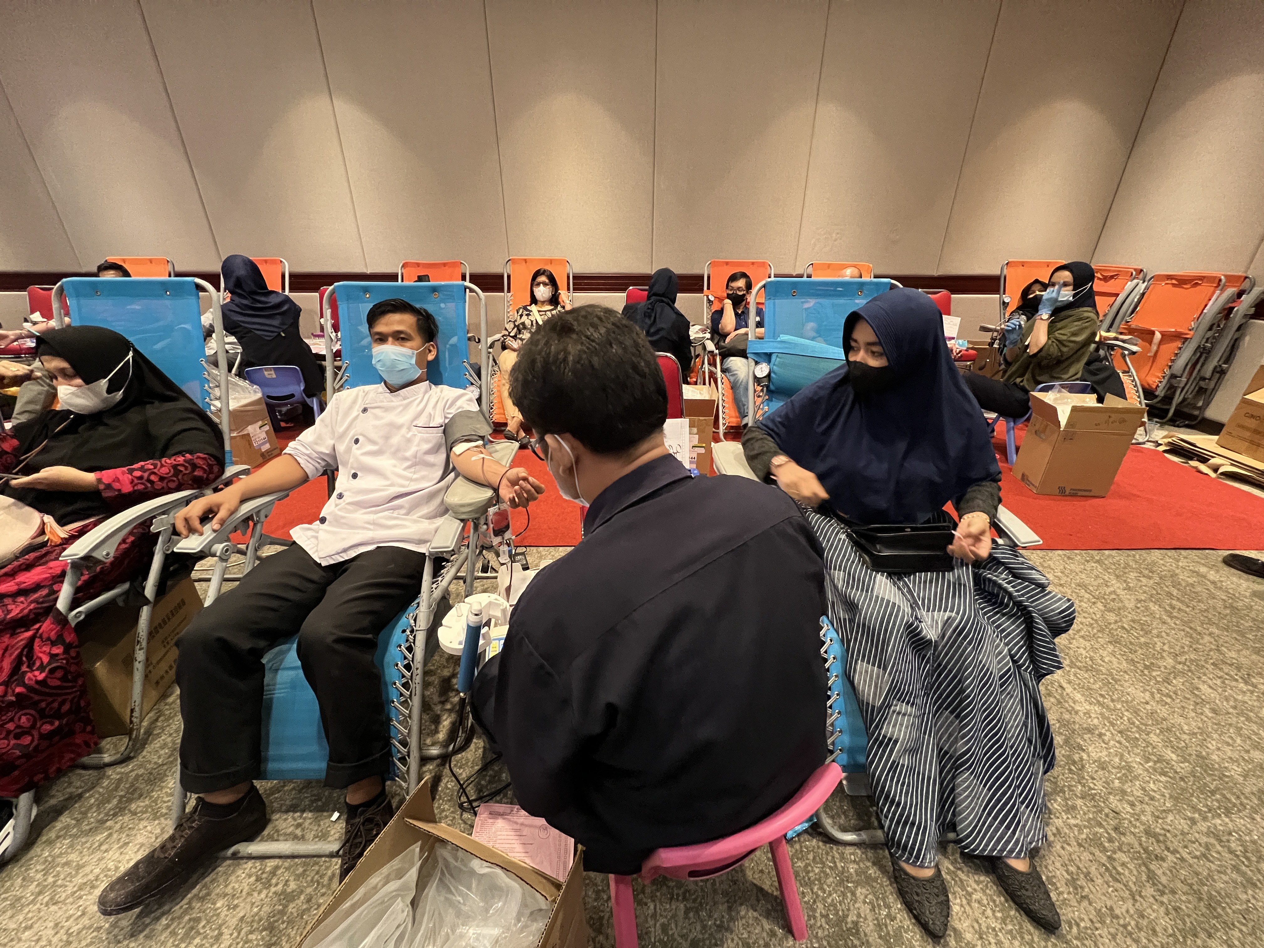 777 Kantong Darah Terkumpul oleh KDD Riau Kompleks
