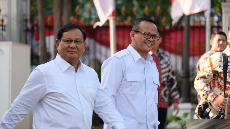 Prabowo-Edhy Prabowo Penuhi Panggilan Jokowi ke Istana Negara