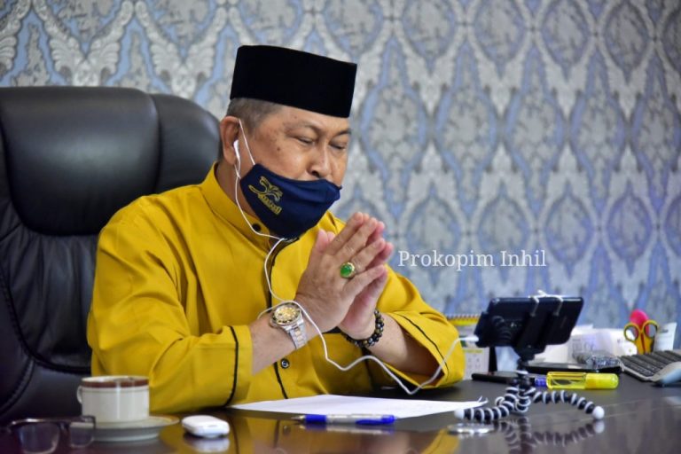 Ikuti Protokol Kesehatan, Wakil Ketua Gugus Tugas Covid-19 Inhil Semangati Tim