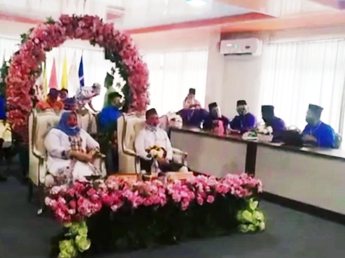 Kasmarni-Bagus Santoso Daftar ke KPU Bengkalis